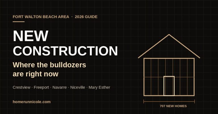 New construction homes near Fort Walton Beach: 2026 guide to builder communities in Crestview, Freeport, Navarre, Niceville and Mary Esther